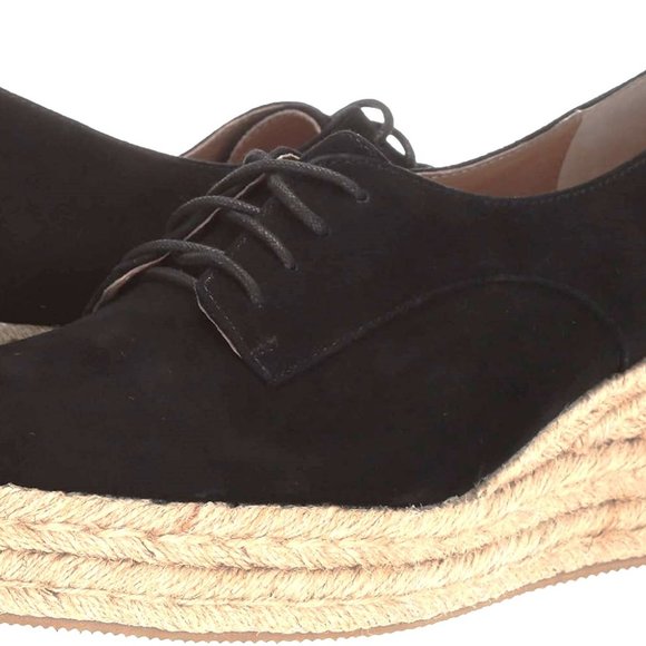 NIB $100+ Black Suede BETTYE MULLER Regina Espadrilles 9 1/2 - Picture 5 of 5